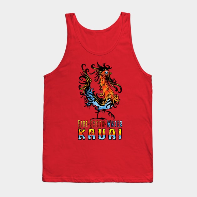 Fire Rooster Tank Top by inkninja